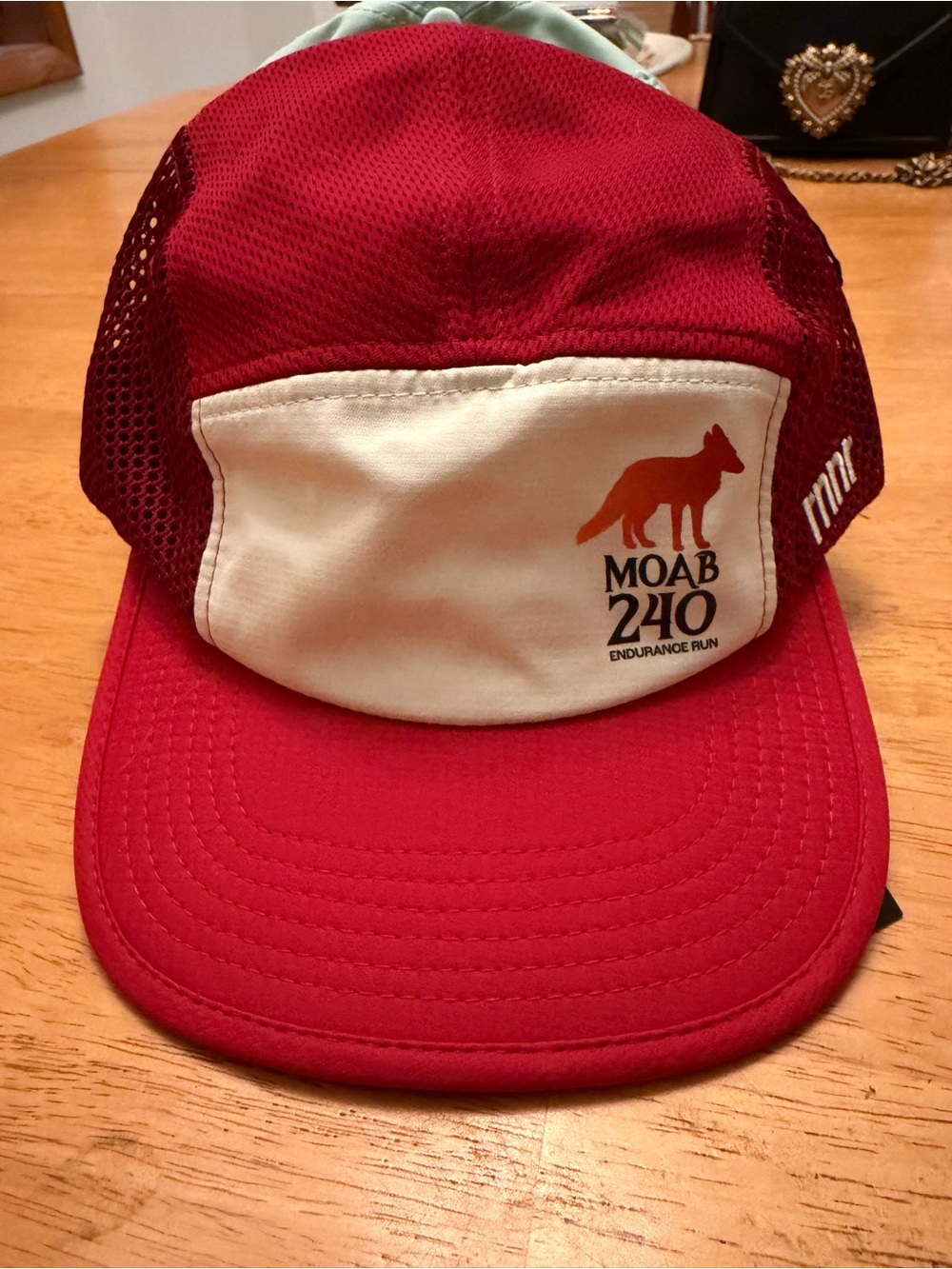Moab 240 Red and White Trucker Hat